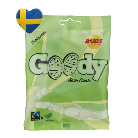 BUBS Candy Goody Sour Ovals - Fruity Pear