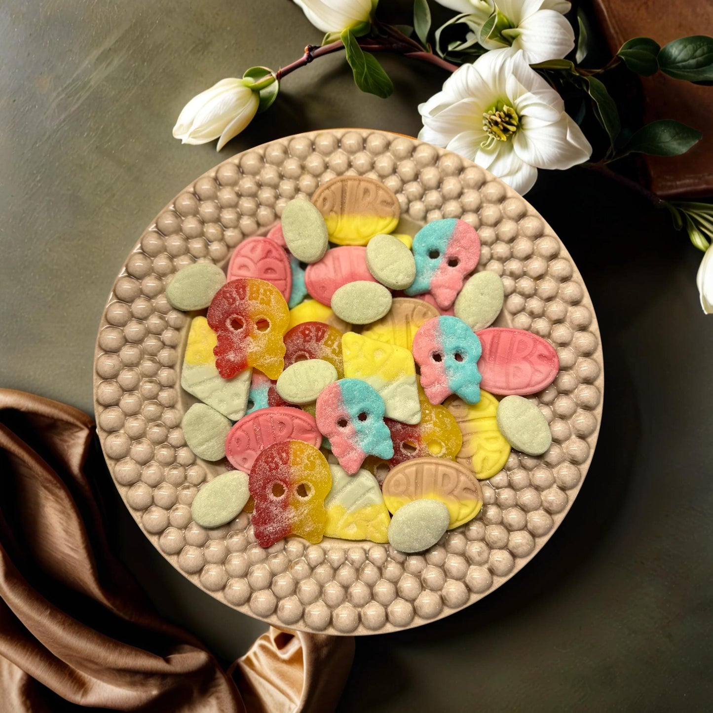 BUBS Sweets Swedish Candy Mix - Tutti Frutti Rhombs - (fast shipping) - Gelatine-free and free from animal additives.