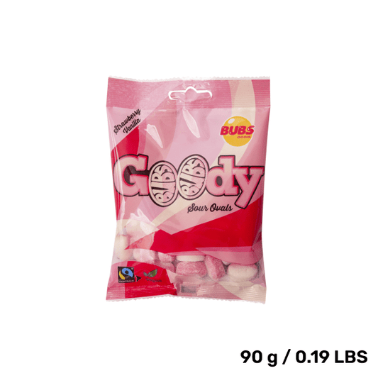 Swedish Candy - BUBS Strawberry/Vanilla Goodie