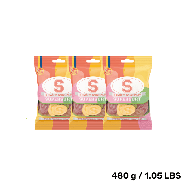 Swedish Candy - S-mark Super Sour
