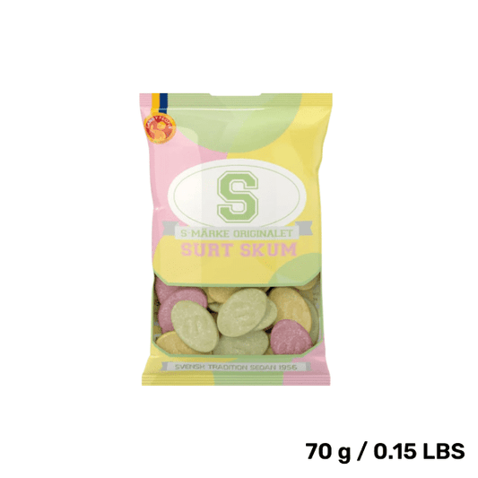 Swedish Candy - S-Marks sour foam