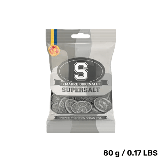 Swedish Candy - S-Marks Super Salty