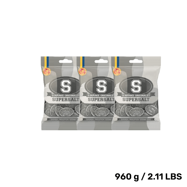 Swedish Candy - S-Marks Super Salty