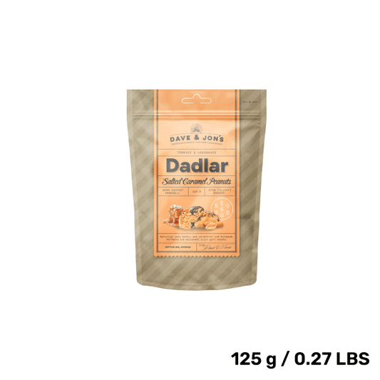 Swedish Snacks - Dave & Jon's Dates Salted Caramel Peanuts